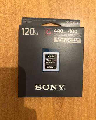 Sony scheda xqd serie G 120gb