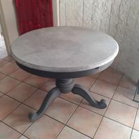 Tavolo in legno massiccio shabby