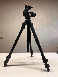 Treppiede Manfrotto 190PROB + Testa professionale