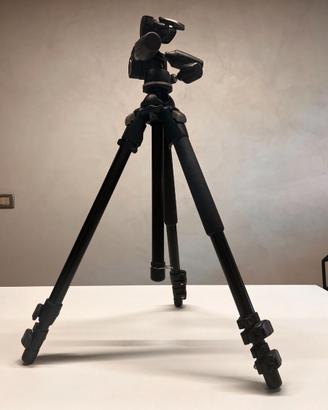 Treppiede Manfrotto 190PROB + Testa professionale