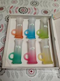 6 bicchierini da wodka nuovi