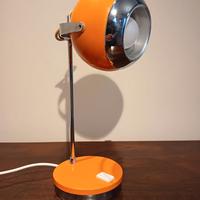 Lampada Eyeball arancione nello stile Reggiani
