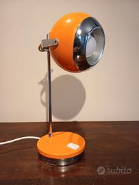 Lampada Eyeball arancione nello stile Reggiani