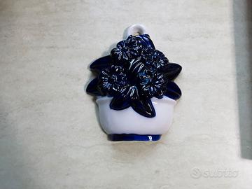 Vaso da parete in ceramica vintage