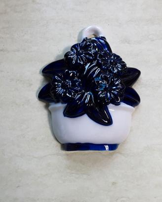 Vaso da parete in ceramica vintage