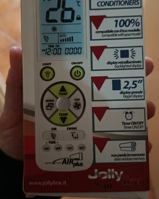 telecomando universale aria condizionata 