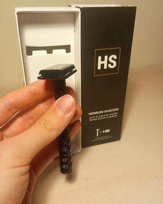 Rasoio di sicurezza Henson 2.0 ++ medium Jet Black