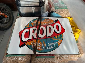 Insegna smaltata crodo