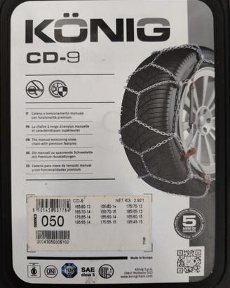 Catene da neve Konig CD-9 050 - Pari al nuovo