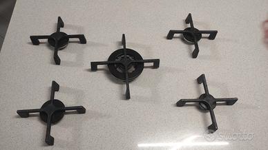 Griglie in ghisa per  piano cottura + corone 