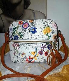 Borsa tracolla floreale 