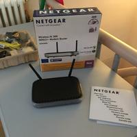 Modem Router Netgear Wireless - N 300 ADSL2+
