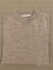 Maglione lana beige Manuel Ritz