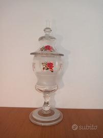 Vaso liberty decorato a mano