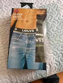 Boxex uomo Levis Taglia S Verdi 4 Pezzi