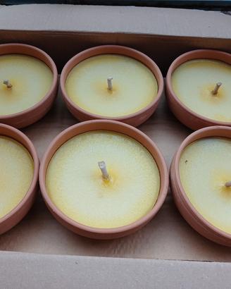 Lotto stock citronelle 18 pezzi in coccio 