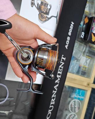 combo daiwa spinning ags