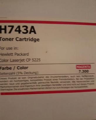 CE743A TONER per HP/Canon  colore: MAGENTA
