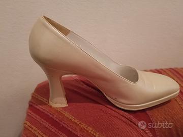 scarpe panna da sposa 