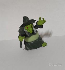 Mini-Figura Giocattolo di Strega Verde in Tre Pezz