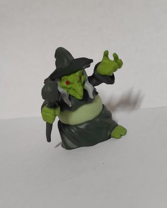 Mini-Figura Giocattolo di Strega Verde in Tre Pezz