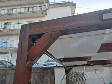 Pergola 3x4 legno lamellare
