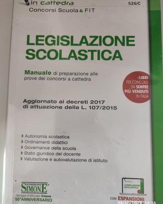 Legislazione scolastica 
