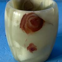 Vasetto Onice Verde e Marrone