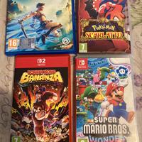 4 giochi ps5 e switch
