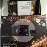 Fotocamera Canon EOS M3 + ottica EF-M 18-55m