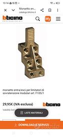 Morsetto per limitatore di sovratensione