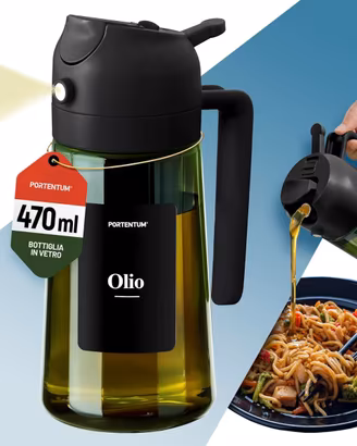 Spruzzino Olio per Friggitrice Aria 470 ml 2 in 1