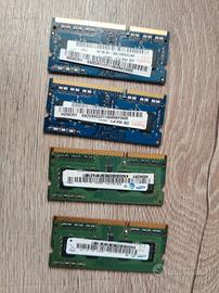 memorie ram sodimm DDR3 2gbx4  8gb