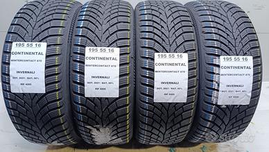 4 GOMME 195 55 16 CONTINENTAL INV RIF4205