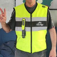 Gilet Moto con Airbag HuanQiu alta visibilità L/XL