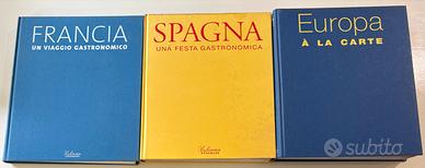3 LIBRI ENOGASTRONOMICI FRANCIA, SPAGNA, EUROPA