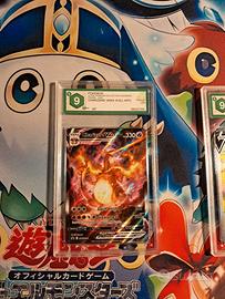 charizard vmax graad 9 swsh 261