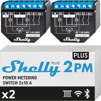 Interruttore Shelly Plus 2PM pack 2 pezzi INS810