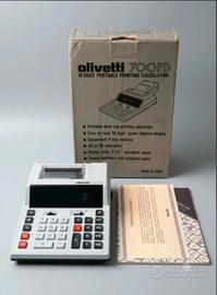 Olivetti 700PD Vintage Funzionante con Scatola