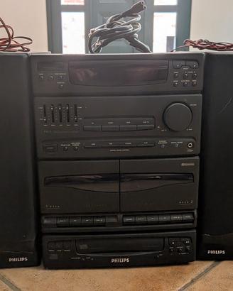 Stereo Philips con casse Hi-Fi