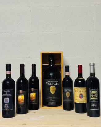 Lotto grandi rossi toscani da collezione