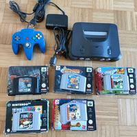 Nintendo 64 + 5 Giochi con confezione e libretto