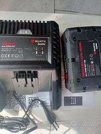 Batteria e caricabatterie Wurth 28v Milwaukee