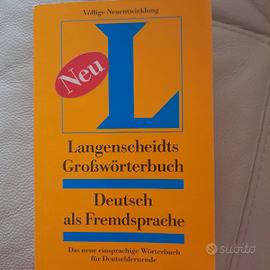dizionario tedesco Langenscheidts grossworterbuch
