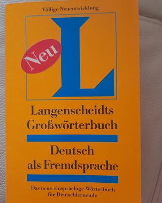 dizionario tedesco Langenscheidts grossworterbuch