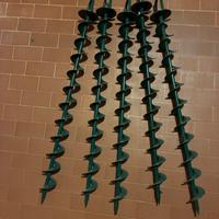 5 pali elicoidali 1 m per gazebo o recinzioni