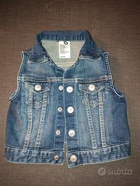 Giubbotto in jeans H&M 4/5 anni bambina 