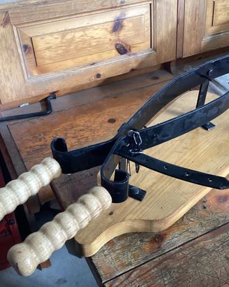 Supporto per affettare prosciutti nuovo di legno