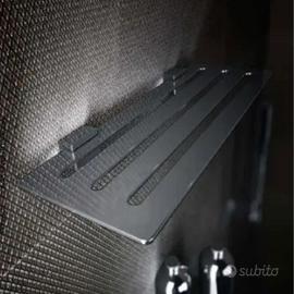 MENSOLA A GRIGLIA RETTANGOLARE AD UN RIPIANO CROMO