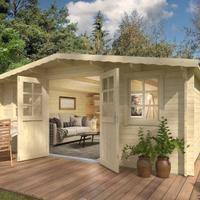 CASETTA DI LEGNO ETNA9 500x500x222h spessore 34mm